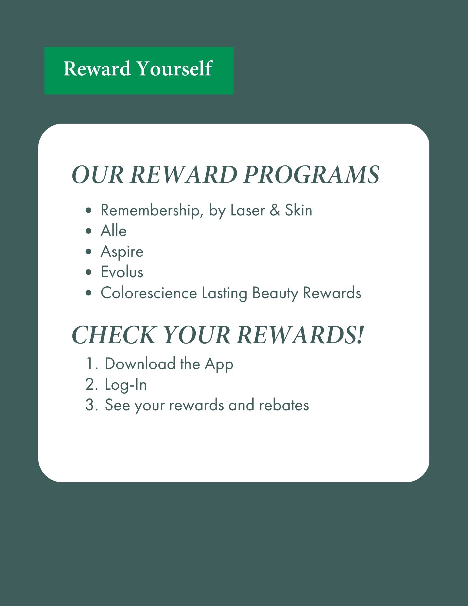 November Special Reward Yourself