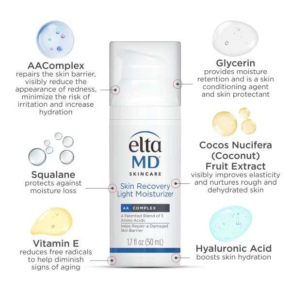 EltaMD Skin Recovery Light Moisture 1.7 oz - Image 3